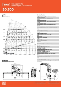 Achsschenkel kran TKA 50.700-Hohe Qualität 50.7 T/M 24.000Kg Kapazität und 26,7 m vertikale Reichweite für LKWs-PREIS AUF ANFRAGE - Product Image 5