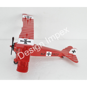 ใบพัดสีดำสีแดงโมเดลเครื่องบินหล่อขึ้นรูปเครื่องบินการตกแต่งภายในบ้านอุปกรณ์ตกแต่งขนาดโมเดลของขวัญ - Product Image 5