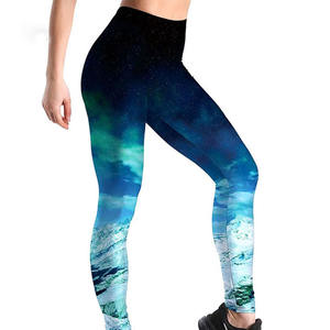 Taille haute tenue personnalisée pantalons de Yoga GYM Fitness Leggings Yoga Leggings pour dames respirant Yoga collants femmes Leggings - Product Image 2