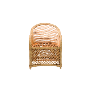 Silla de ocio de diseño moderno, sillón de ratán con elegancia natural para relajarse en la sala de estar o en el espacio al aire libre, muebles para el hogar - Product Image 2