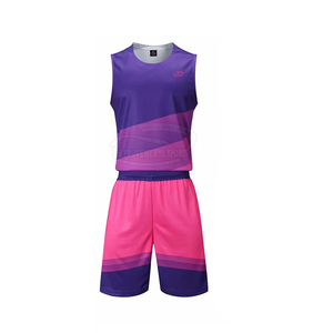 Uniforme de basket-ball personnalisé pour hommes avec design respirant et impression de logo Ensembles à bas quantité minimale de commande - Product Image 2