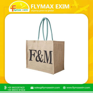 Venta al por mayor de bolsas de yute ecológicas personalizadas reutilizables de moda bolsas de yute naturales sostenibles para uso personal bolsas de la compra para - Product Image 4