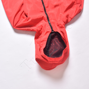Chaqueta de lluvia con capucha y cremallera para hombre personalizada de alta calidad al por mayor impermeable a prueba de viento transpirable informal para invierno - Product Image 3