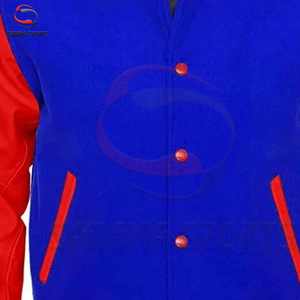 Chaqueta Varsity Casual Vintage Personalizada para Hombre, Estilo Hip Hop, Temporada de Invierno, Parches Bordados en Chenilla, Material de Lana, Bordado en Chenilla - Product Image 4