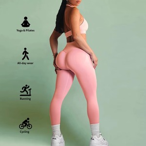 Ensembles de yoga pour femmes, ensembles d'entraînement 2 pièces - Tenues de yoga sans couture effet délavé, shorts et haut court assortis, ensemble de vêtements de sport pour la gym - Product Image 4