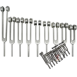 TUNING FORKS SET OF Chakra diapasón médico Aluminio Tuning Fork Acero inoxidable RTSIC - Product Image 4
