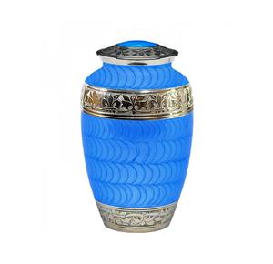 Urna para adultos de cremación de latón perla púrpura, urna funeraria para adultos de Metal sólido niquelado, grabada para cenizas humanas, tarro de recuerdo - Product Image 5