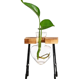 Luxury Iron <b>Flower</b> <b>Vase</b> Stand Simple Design Hydroponics Wedding Decor Wholesale Price Wooden Metal Stand Bulk Pricing - Product Image 6