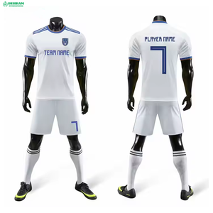 เสื้อฟุตบอลใหม่ปี 2025 แบบพิมพ์ลายด้วยความร้อน ชุดเสื้อและกางเกงฟุตบอล ปรับแต่งได้เต็มรูปแบบ ชุดฟุตบอล 100% โพลีเอสเตอร์ - Product Image 6