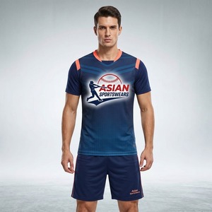 Maillots de football à manches courtes respirants, à séchage rapide et anti-humidité, avec une coupe confortable pour les matchs de compétition - Product Image 6