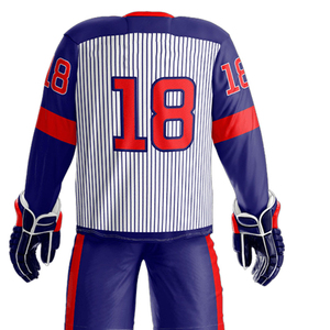 Uniformes de Hockey sobre Hielo al por Mayor para Hombre, Transpirables, de la Mejor Calidad, de Poliéster, Uniforme de Hockey sobre Hielo OEM para Unisex, ODM OEM - Product Image 5