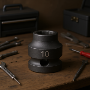 Facom 1/2'' Metric Hexagonal Stubby <b>Impact</b> <b>Socket</b> - Product Image 3