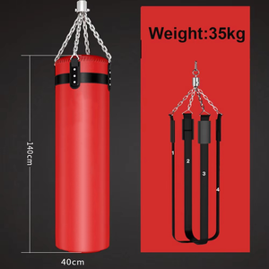 Support de sac de boxe professionnel sur pied pour cible de boxe et entraînement rempli d'eau et de sable en PVC PU pour une utilisation en salle de sport - Product Image 2