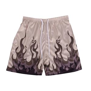 Vente en gros de shorts en maille Streetwear | Shorts baggy hip hop pour hommes avec logo personnalisé | Fournisseur de vêtements de mode d'été à séchage rapide respirant - Product Image 3