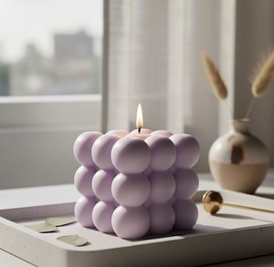 Bougie tendance BUBBLE parfumée, bougie de créateur haut de gamme, idéale pour les cadeaux de la Saint-Valentin, meilleur prix pour la vente en gros - Product Image 1