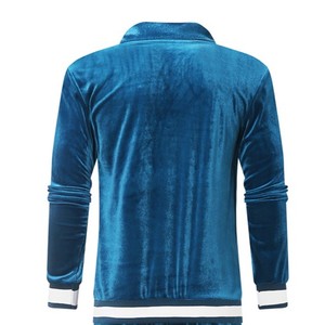 Dernier modèle de survêtement en velours pour homme de qualité supérieure, respirant, entièrement personnalisé, à prix raisonnable - Product Image 6