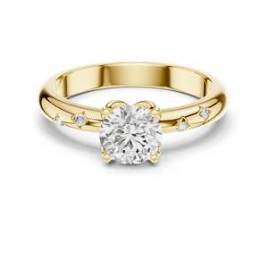 Anillo de Diamante de Laboratorio con Corte Cojín de 0.89 CT para Mujer, VVS-VS EF CVD, Piedras Decorativas, Oro de 18K, 14K, 10K y Plata 925, Rosa - Product Image 3