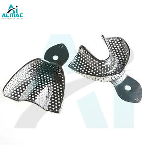 Bandejas de impresión dental con logotipo personalizado de ALMAC, instrumentos quirúrgicos de acero inoxidable superior e inferior, fuente de alimentación manual - Product Image 4