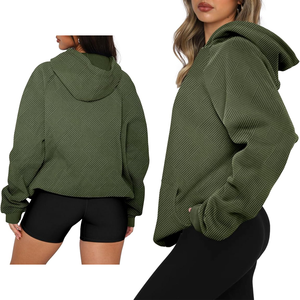 Sudadera con capucha de lana para mujer, Sudadera con capucha ligera para mujer, Sudadera con capucha de algodón con capucha coreana, Sudadera con capucha personalizada - Product Image 5