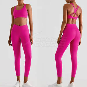 Services OEM Ensemble de yoga pour femmes de style dernier cri Ensemble de yoga pour femmes de haute qualité Ensemble de yoga pour femmes au design personnalisé - Product Image 1