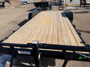 Tilt deck gravity partial <b>trailer</b> heavy duty equipment transport <b>trailer</b> low angle loading high capacity stable construction - Product Image 5