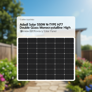 Panneau solaire monocristallin haute efficacité Adani Solar 550W N-Type HJT double vitrage - Product Image 3
