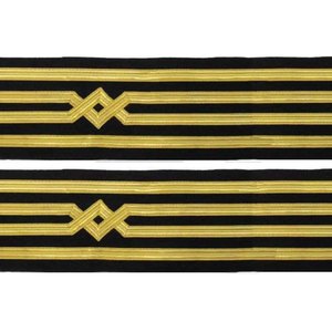 Haute qualité vente maître uniforme manchette tresse marchand cérémonie manchette rang - Product Image 1