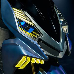 Feux diurnes à œil de démon blanc naturel haute performance avec fonction de bienvenue pour les motos - Product Image 4