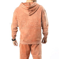 Survêtements d'hiver classiques délavés à l'acide pour hommes, ensemble haut et bas en coton à manches longues, tenue décontractée pour la gym, streetwear respirant et écologique
