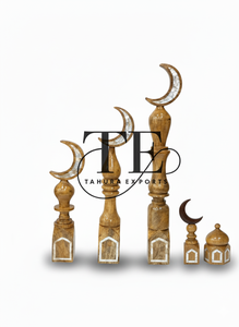 Wooden Crescent Moon Ramadan Decoration Set Handmade Islamic Home Decor <b>Eid</b> Wooden Ornament <b>Gift</b> Set - Product Image 5