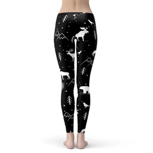 Leggings de sport taille haute pour femmes, doux, pour le yoga, imprimés par sublimation, vente en gros à prix abordable 2026 - Product Image 5