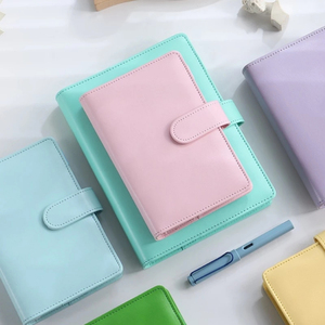 Buku catatan kulit PU Yang Menawan dengan warna campuran-cocok untuk pertemuan bisnis, catatan kelas, dan jurnal pribadi - Product Image 4