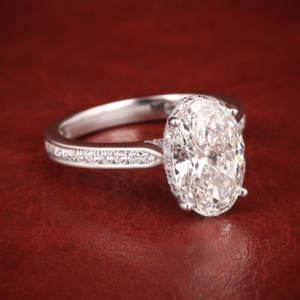 Nuevas llegadas Moda de lujo Lab Grown Diamond Anillos Mujeres Joyería Compromiso Anillo de bodas 925 Plata - Product Image 5