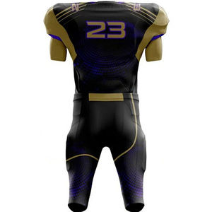 Uniforme de football américain 2026, style tendance, avec nom d'équipe personnalisable, manches courtes, respirant, vente en gros - Product Image 3