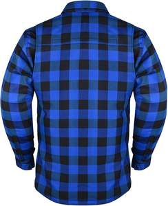 Camisa de Franela para Motociclistas, Resistente al Viento, Forrada y Protectora - Product Image 5