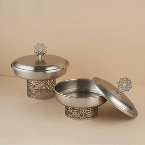 ชุดชามประดิลสไตล์อาหรับคุณภาพสูงกระถางต้นไม้พร้อมฝาปิดสำหรับใช้ในครัวชามช็อคโกแลต - Product Image 3