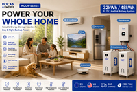 Batería LiFePO4 Docan Energy Moon 51.2V 32kWh 48kWh para integración solar doméstica con BMS inteligente de 200A, stock en la UE y EE. UU.