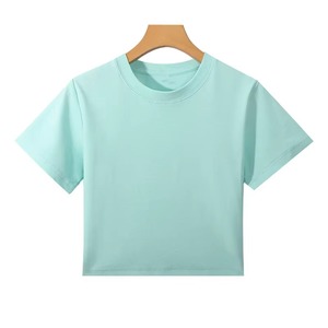 T-shirt vierge en coton biologique pour enfants 100% T-shirts pour enfants unis en coton T-shirts pour enfants vierges avec logo personnalisé pour garçons et filles - Product Image 6