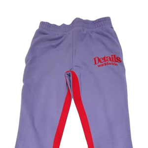 Pantalon de survêtement évasé pour homme de qualité supérieure, taille mi-haute, avec logo personnalisé, coupe droite, léger, décontracté, respirant, en toile - Product Image 4