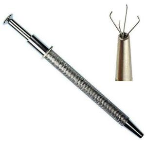 Pinza de Acero Inoxidable de 4 Puntas, Herramienta Profesional para Uñas, Bloque de Esponja, Pinza Creativa para Manicura - Product Image 4