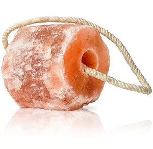 Bloc de sel de l'Himalaya naturel de 2,5 kg, bloc rond, supplément minéral au toucher réel, aliment nutritif pour le bétail et la faune, alimentation animale - Product Image 1