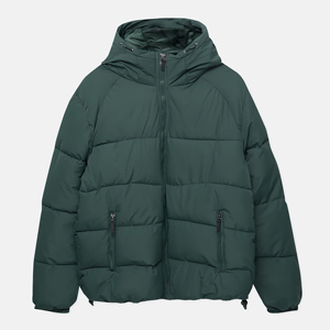 Unisex Winter Puffer <b>Jacket</b> Front Hooded <b>Waterproof</b> Soft <b>Padding</b> Insulation Casual Modern Outerwear Suitable Street Wear Daily - Product Image 2