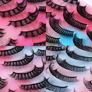 थोक नए 20 जोड़े प्राकृतिक रूसी पूर्ण पट्टी पलकों को पैक करते हैं - Product Image 6