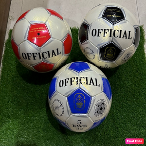 Ballon de football cousu à la main en PU/PVC, taille 5, vessie en latex avec valve en butyle, modèle TGT-7824, 410-450g, fabriqué au Pakistan, Sialkot - Product Image 5