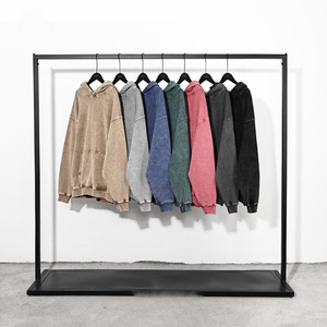 เสื้อมีฮู้ดโอเวอร์ไซส์ลายวินเทจผ้าว้อัลตร้า - Product Image 2