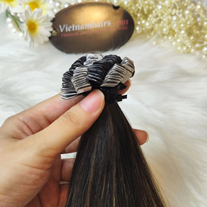 Extensiones de Cabello Humano de Alta Calidad 100% Virgen, Estilo Jerry Curl Micro Tape, Ondulado, Hechas en Vietnam, Grado de Exportación, Paquete de 100g - Product Image 1