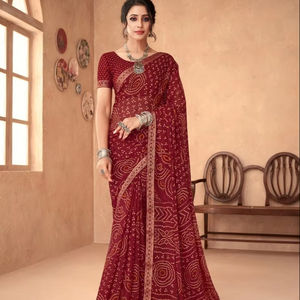 ส่าหรีผ้าไหมกล้วยแบบคลาสสิกพร้อมด้วย zari ทำงานและหรูหรา pallu เหมาะสำหรับเจ้าสาวเทศกาลและสวมใส่แบบดั้งเดิม - Product Image 1