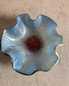 Juego de cuencos de resina con efecto de perla hechos a mano, Plato decorativo para servir, cuenco para aperitivos, joyería, soporte para baratija, vajilla de cocina, regalo - Product Image 5