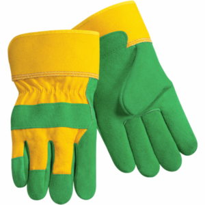 ถุงมือนิรภัยสำหรับงานอุตสาหกรรมถุงมือหนังวัวแยกชิ้นถุงมือทำงานป้องกันมือตัด - Product Image 3