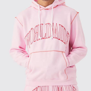 Survêtement personnalisé pour homme, vêtements de sport en molleton technique, tendance hip-hop, survêtement avec pantalon à capuche, coton d'hiver, vêtements de sport décontractés pour homme - Product Image 5